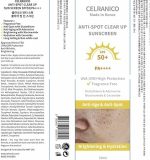 کرم ضد آفتاب ضد لک سلرانیکو SPF 50+ | روشن‌کننده و آبرسان پوست – ساخت کره - تصویر 3