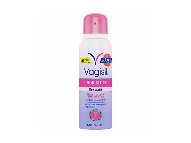 اسپری شوینده خشک بهداشتی بانوان Vagisil Odor Block Dry Wash