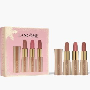 پک رژ لب مینی لانکوم Intimatte | Lancôme L’Absolu Rouge Mini Set (3 عددی)